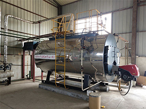 燃油熱水鍋爐實(shí)體圖